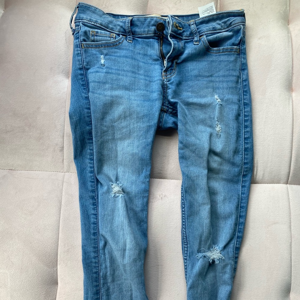 Hollister ripped jeans